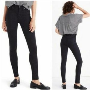 Madewell High Rise Black Skinny Skinny Jeans - 26